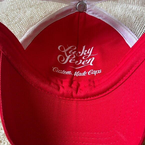 Lucky Seven Ladies Hat "Flower Power" NWOT - Picture 3 of 5